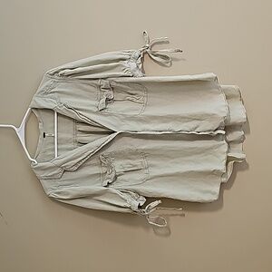 Free People -  Safari Babe Button Down Top